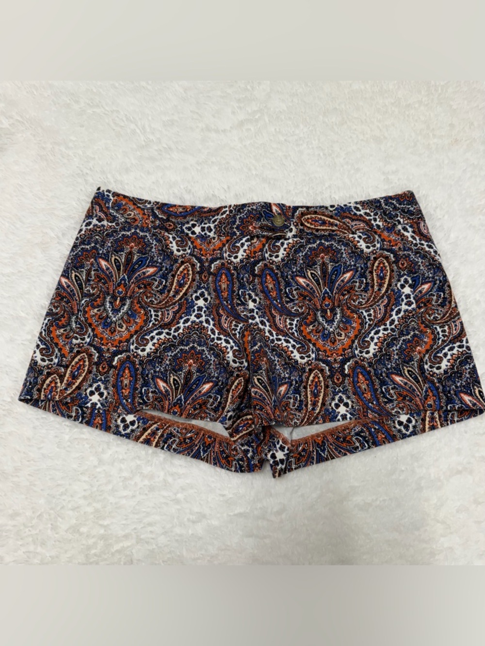 J. Crew Paisley Shorts Size 8